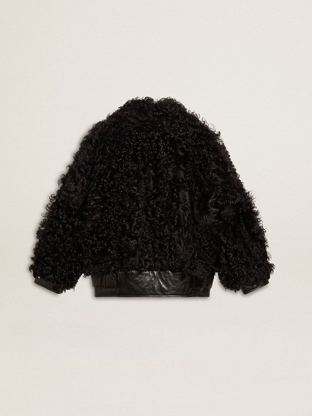 Golden Goose Women's black shearling jacket