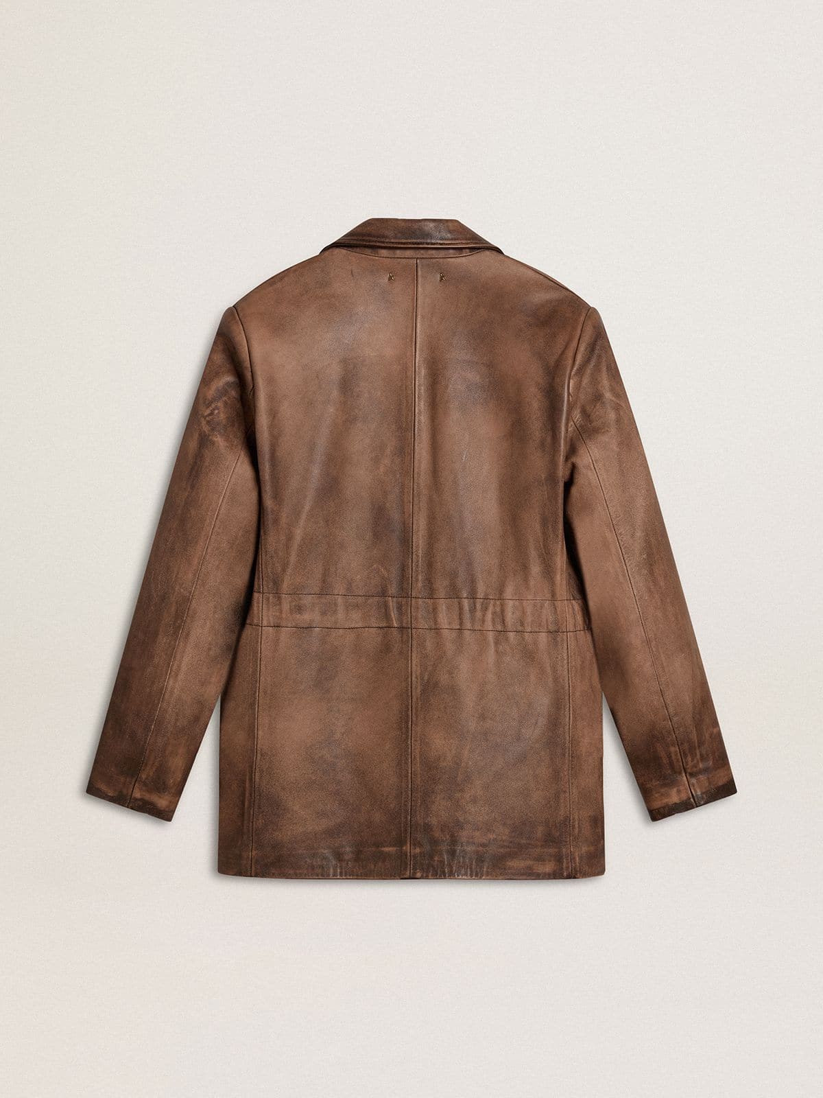 Golden Goose Women's brown leather jacket