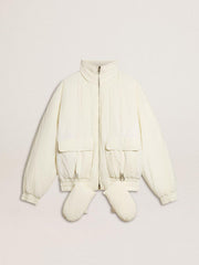 Golden Goose Women’s cream padded jacket