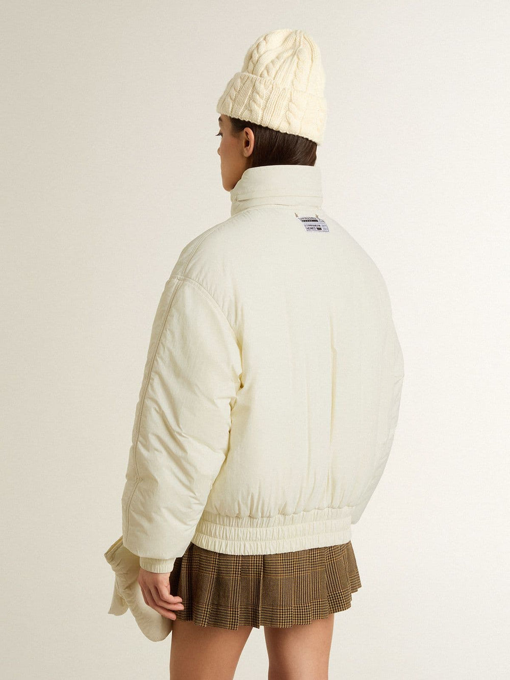 Golden Goose Women’s cream padded jacket
