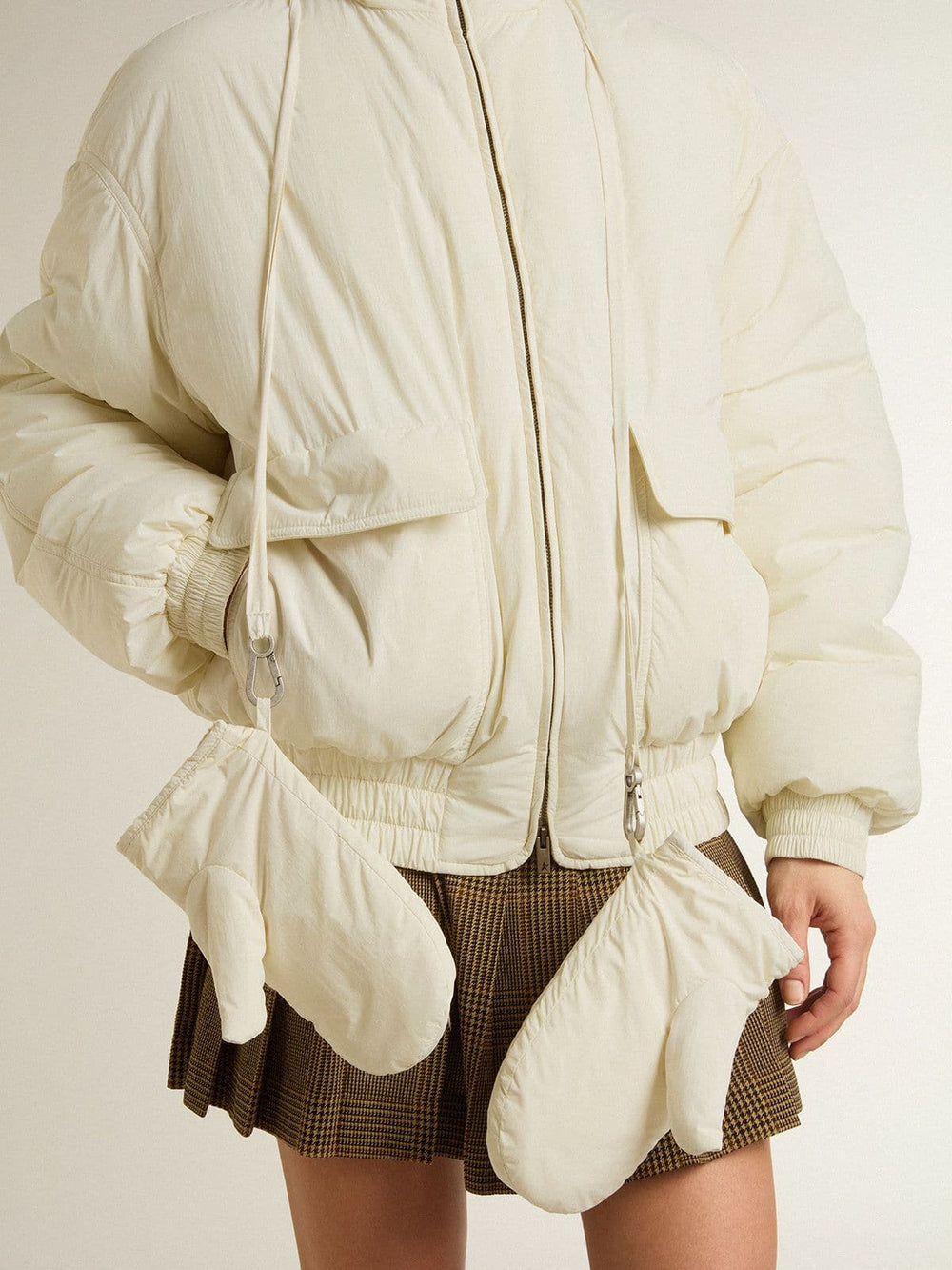 Golden Goose Women’s cream padded jacket