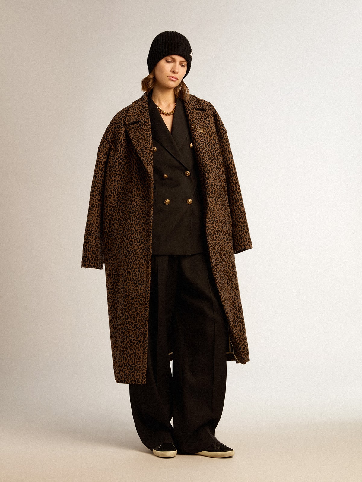 Golden Goose Women’s wool cocoon coat | Golden Goose