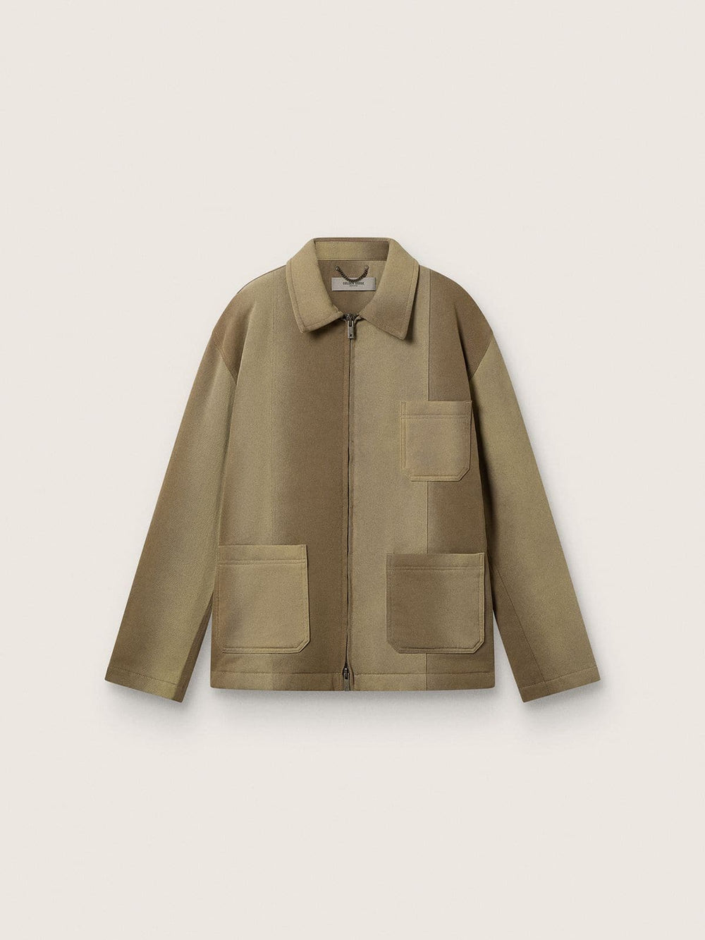 Golden Goose Unisex padded jacket in shades of khaki