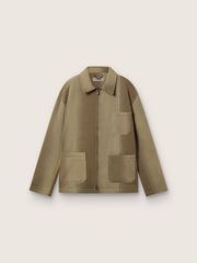 Golden Goose Unisex padded jacket in shades of khaki