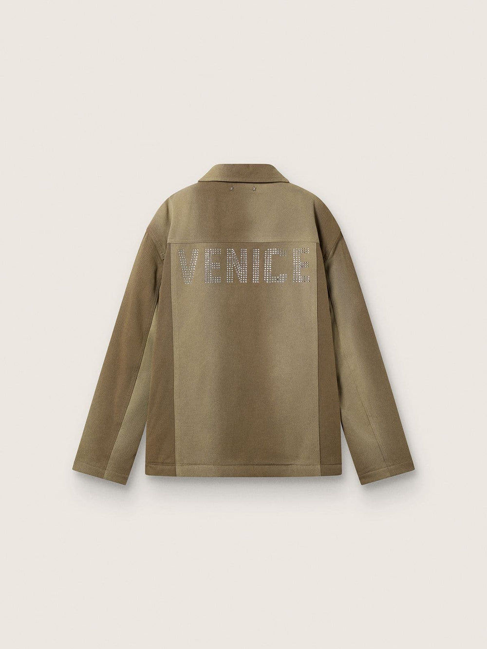 Golden Goose Unisex padded jacket in shades of khaki