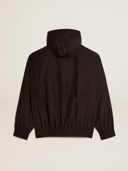 Golden Goose Black windbreaker with hood