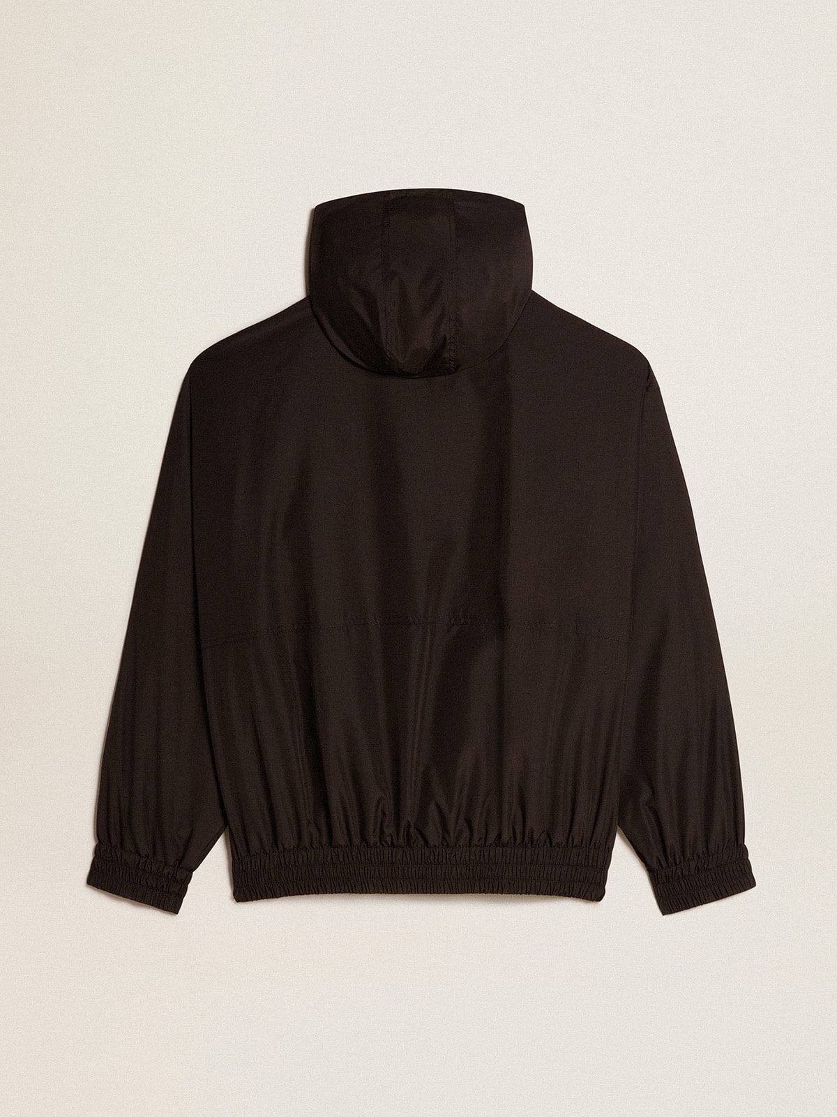 Golden Goose Black windbreaker with hood