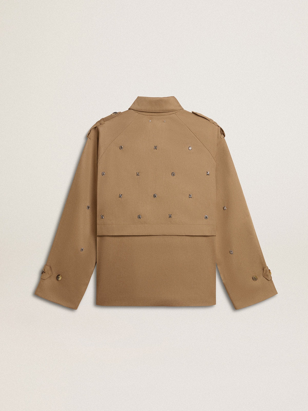 Golden Goose Women's oversized trench coat with crystals