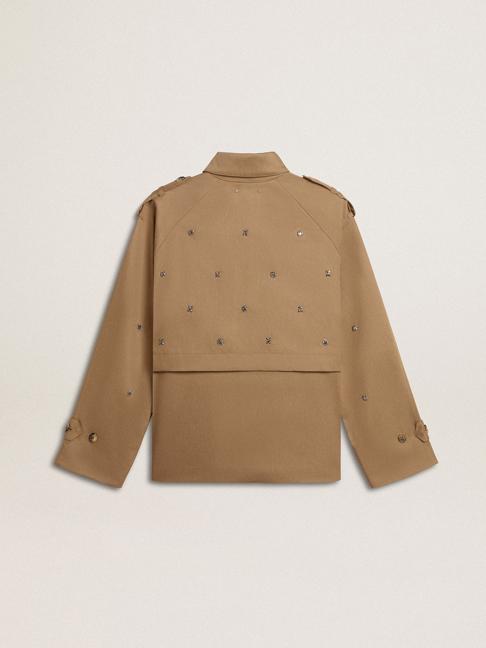 Golden Goose Women's oversized trench coat with crystals