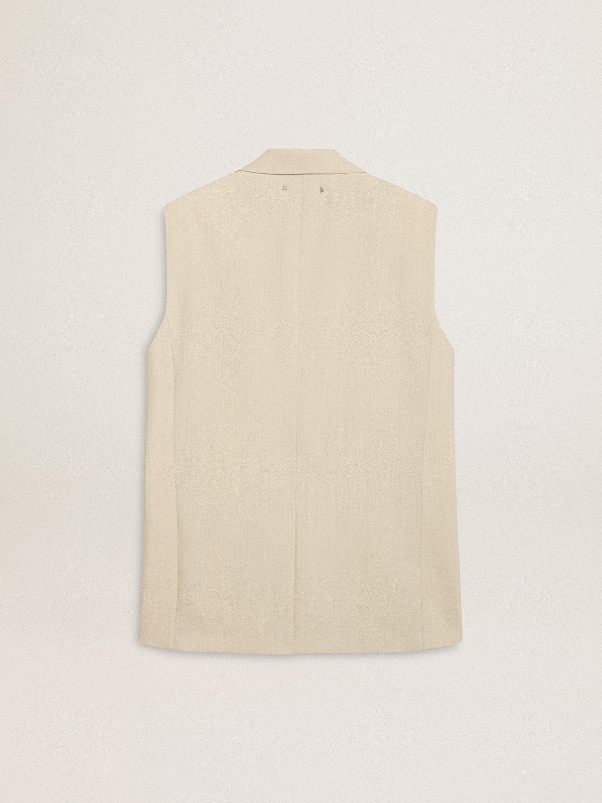 Golden Goose Women's khaki wool blend vest jacket