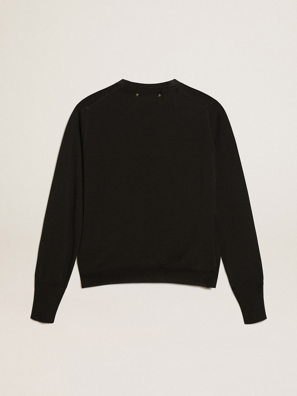 Golden Goose Women's round-neck sweater in black wool