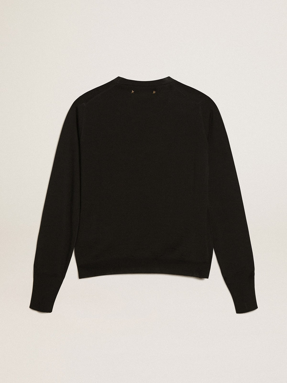 Golden Goose Women's round-neck sweater in black wool