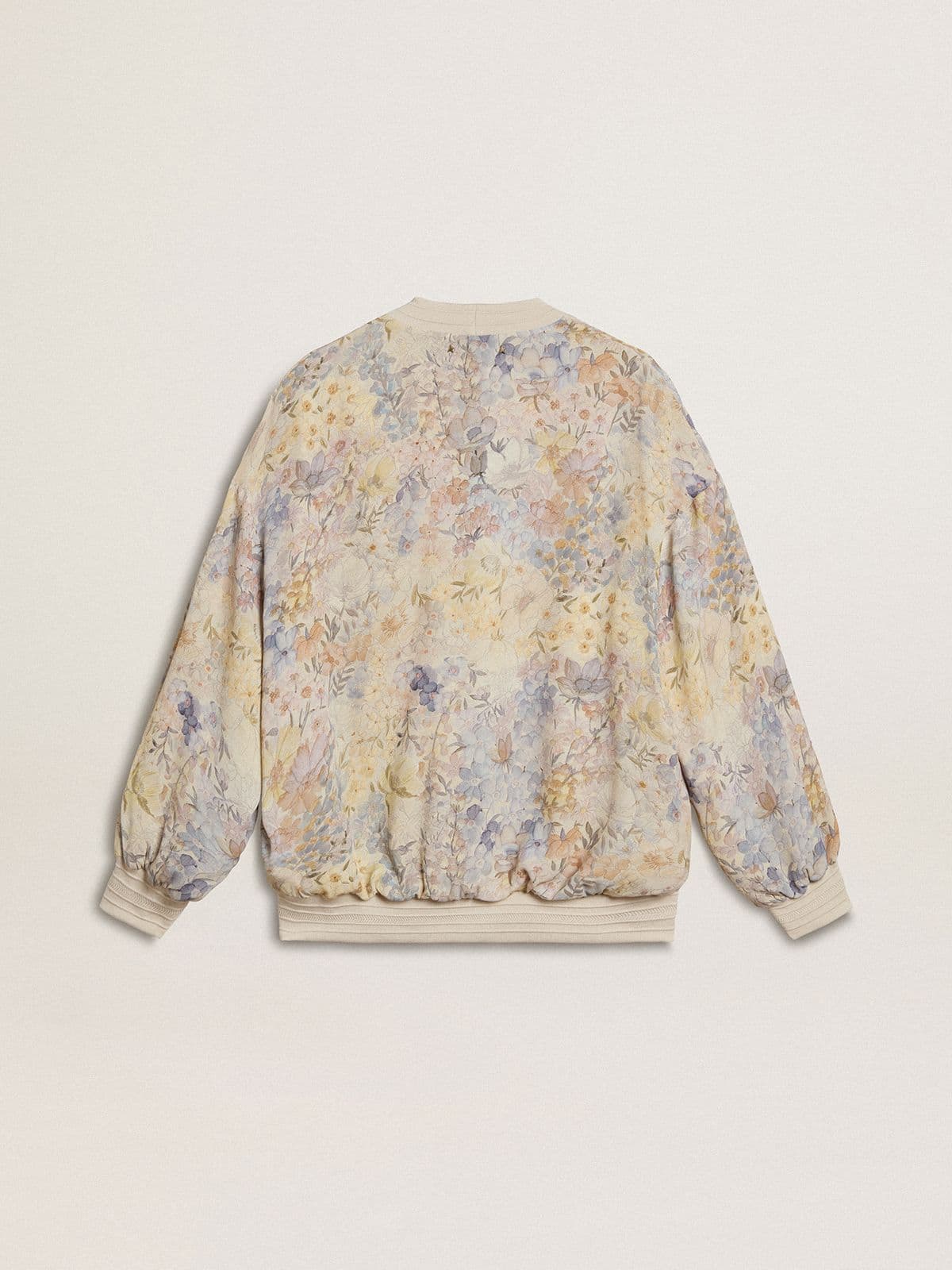 Golden Goose Women’s cardigan with floral print and embroidery