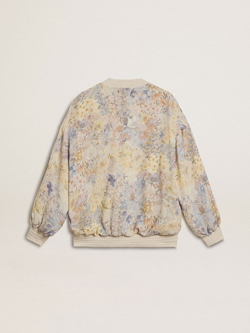 Golden Goose Women’s cardigan with floral print and embroidery
