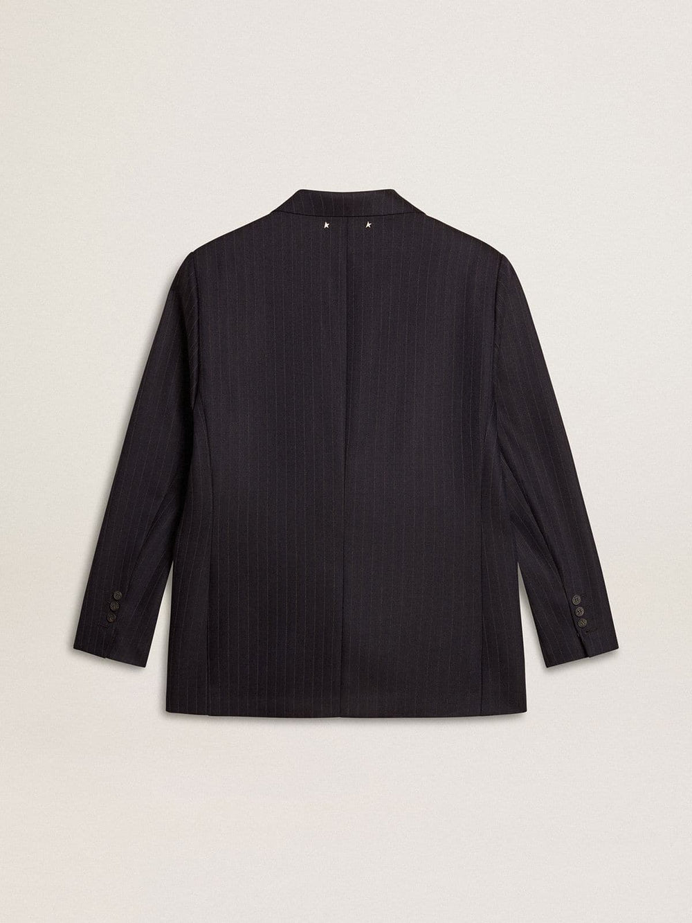 Golden Goose Women's midnight blue wool single-breasted blazer