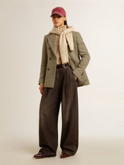 Golden Goose Women's double-breasted blazer in Shetland wool