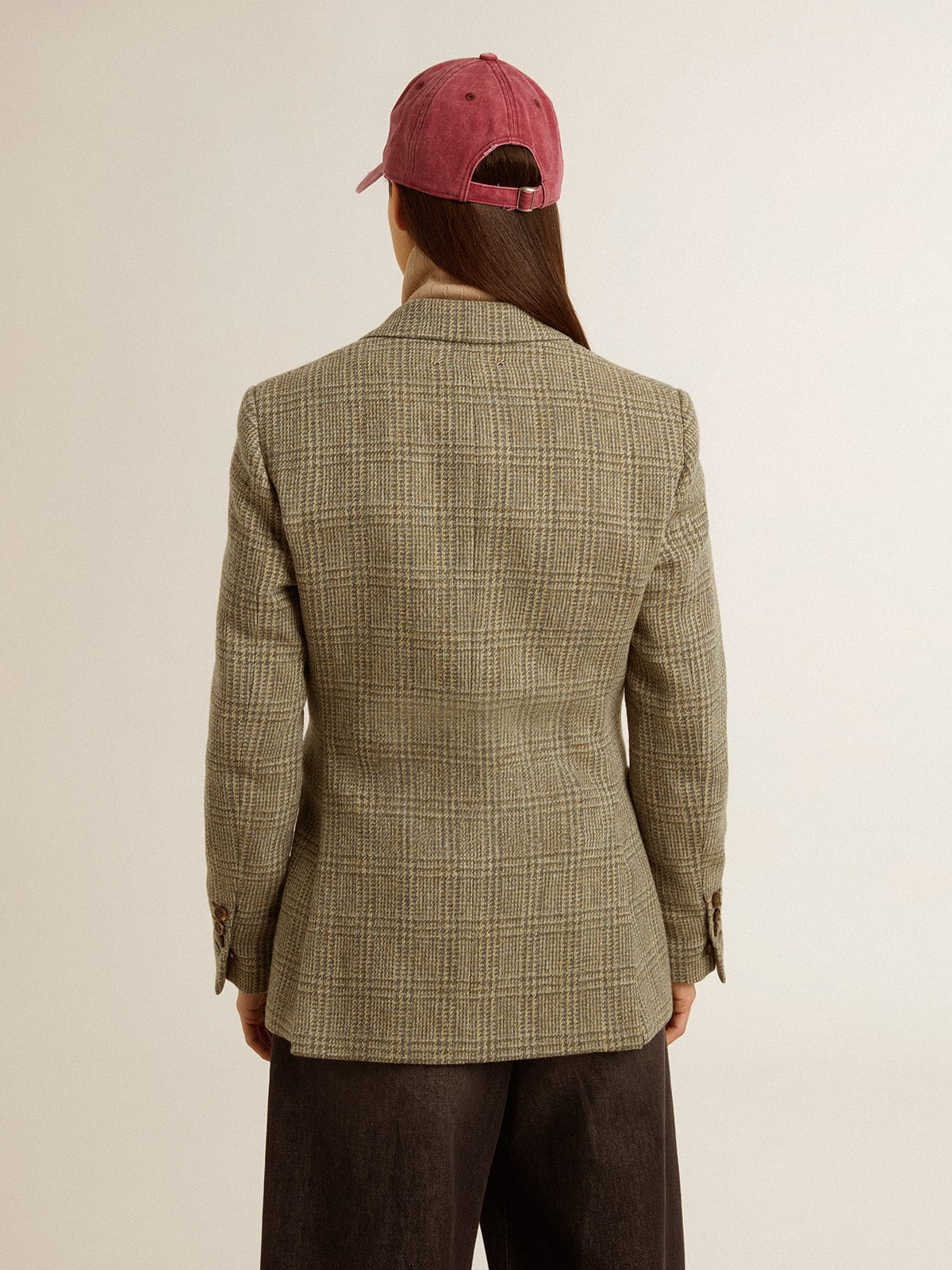 Golden Goose Women's double-breasted blazer in Shetland wool
