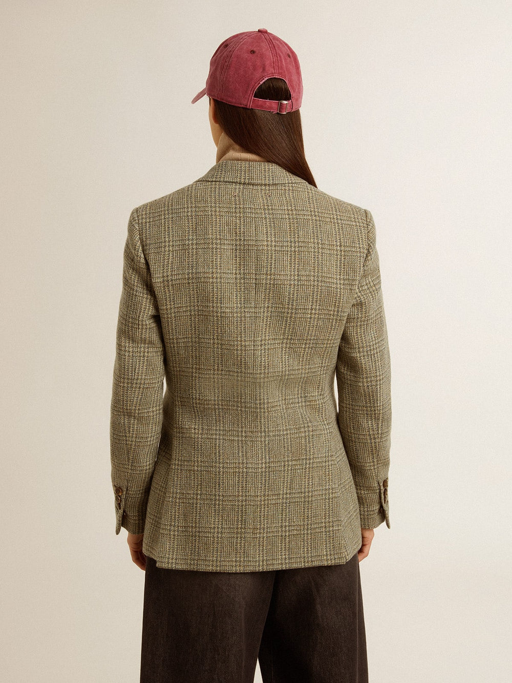 Golden Goose Women's double-breasted blazer in Shetland wool