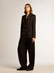 Golden Goose Women’s black double-breasted blazer