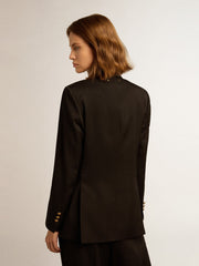 Golden Goose Women’s black double-breasted blazer