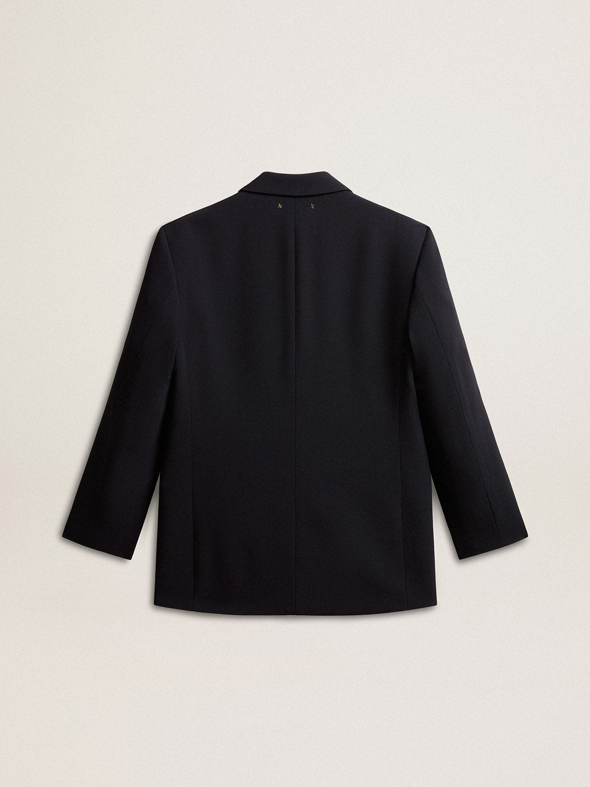 Golden Goose Women’s dark blue wool-blend blazer jacket