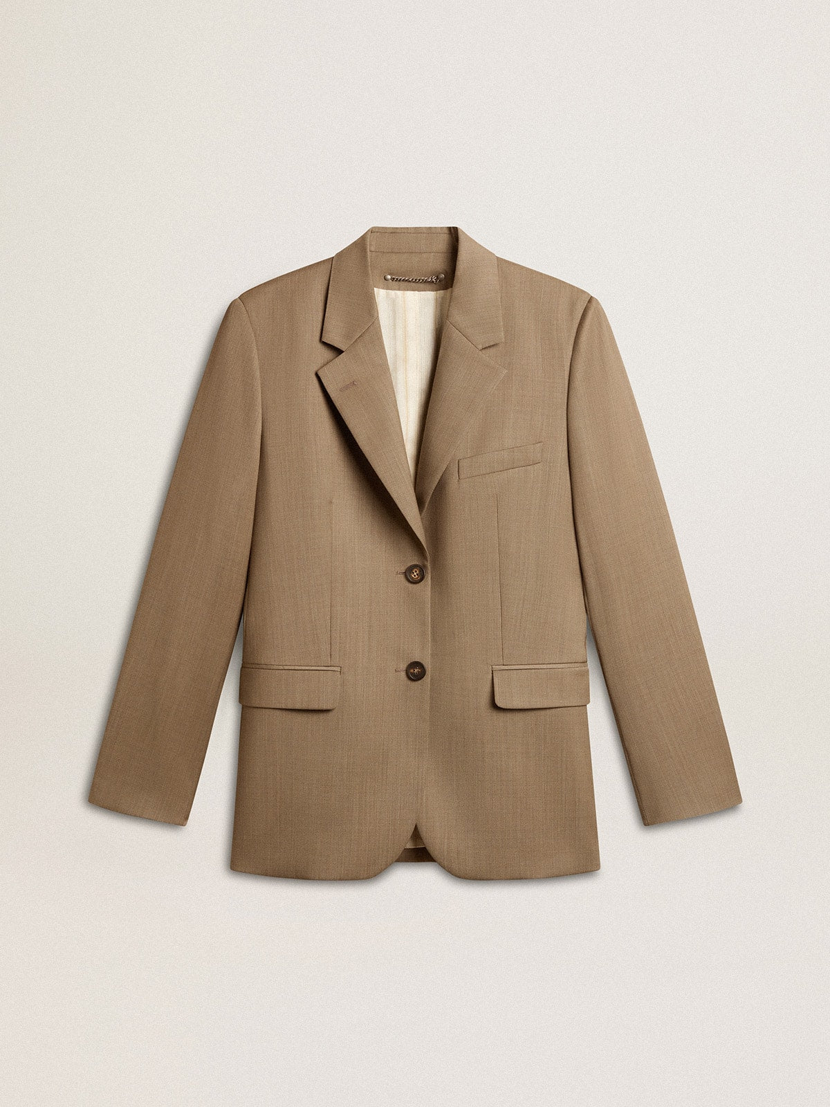 Golden Goose Women's dove-gray double-breasted blazer
