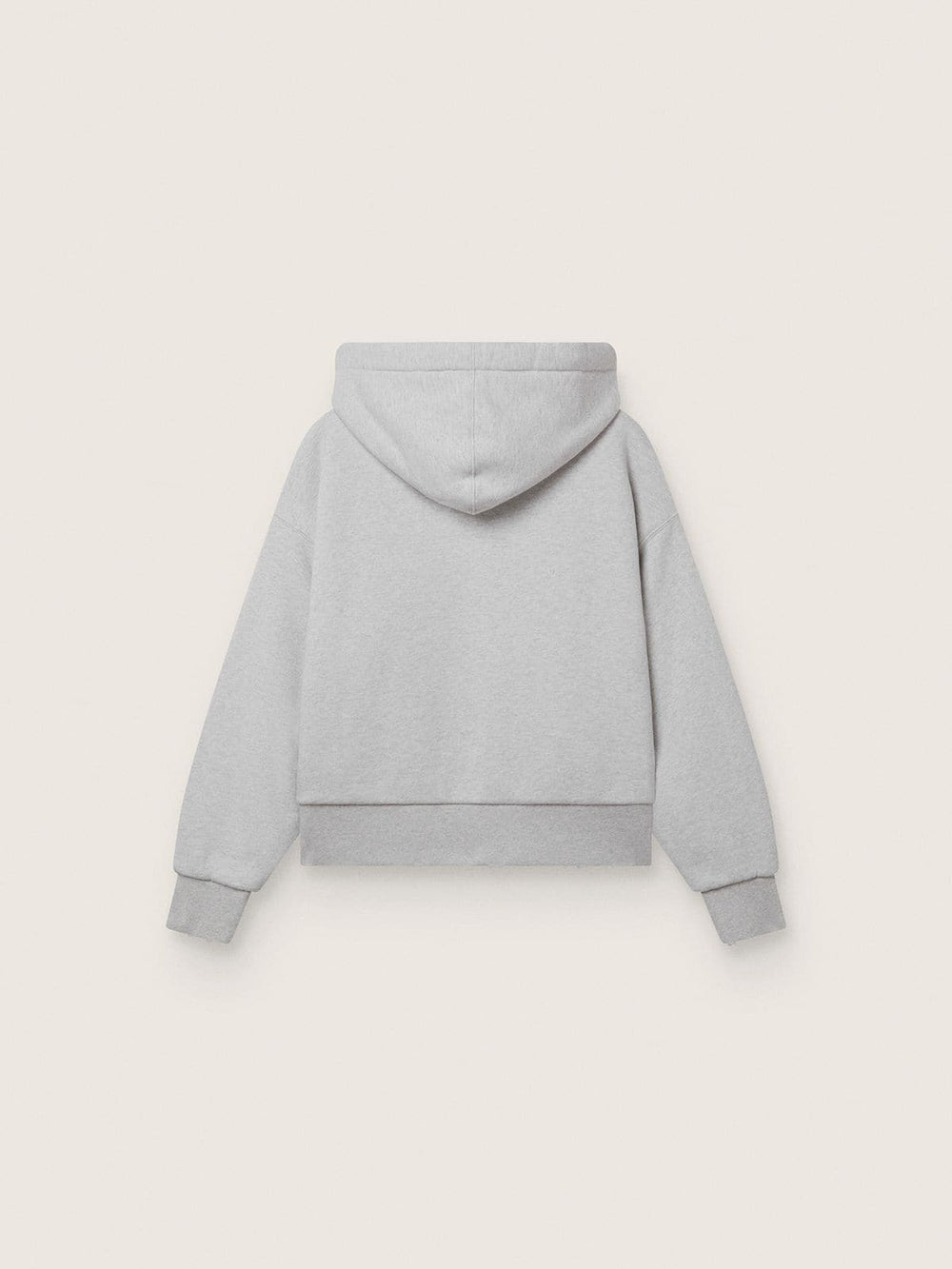 Golden Goose Star unisex hooded sweatshirt in gray melange cotton