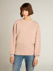 Golden Goose Powder-pink sweatshirt with reverse logo on the back - Jersey Capsule