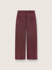 Golden Goose Women's jeans in burgundy denim