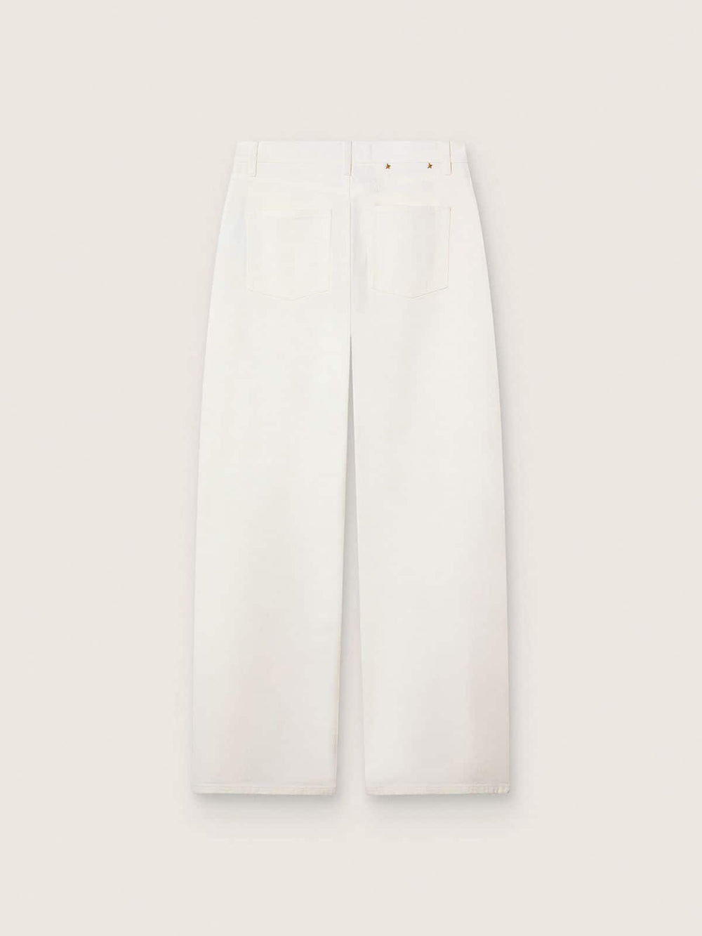 Golden Goose Golden women’s boyfriend jeans in optical white bull denim