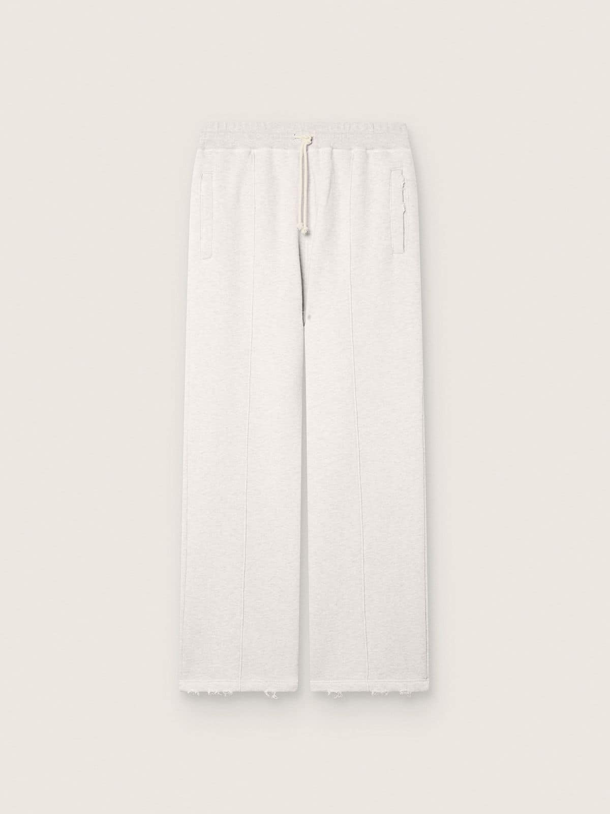 Golden Goose Star unisex sweatpants in gray melange fleece