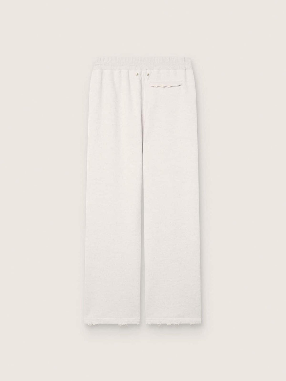 Golden Goose Star unisex sweatpants in gray melange fleece