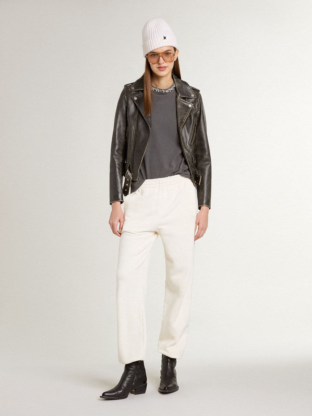 Golden Goose White joggers