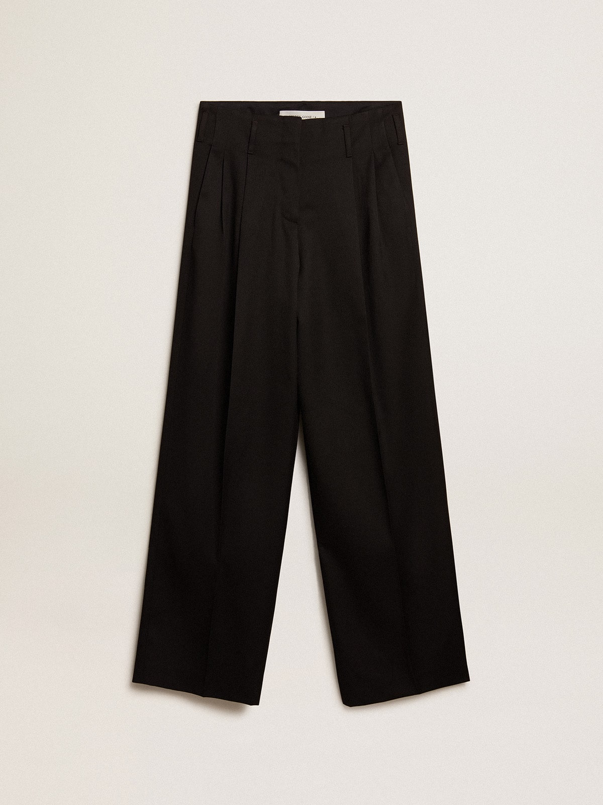 Golden Goose Women’s black wool gabardine pants