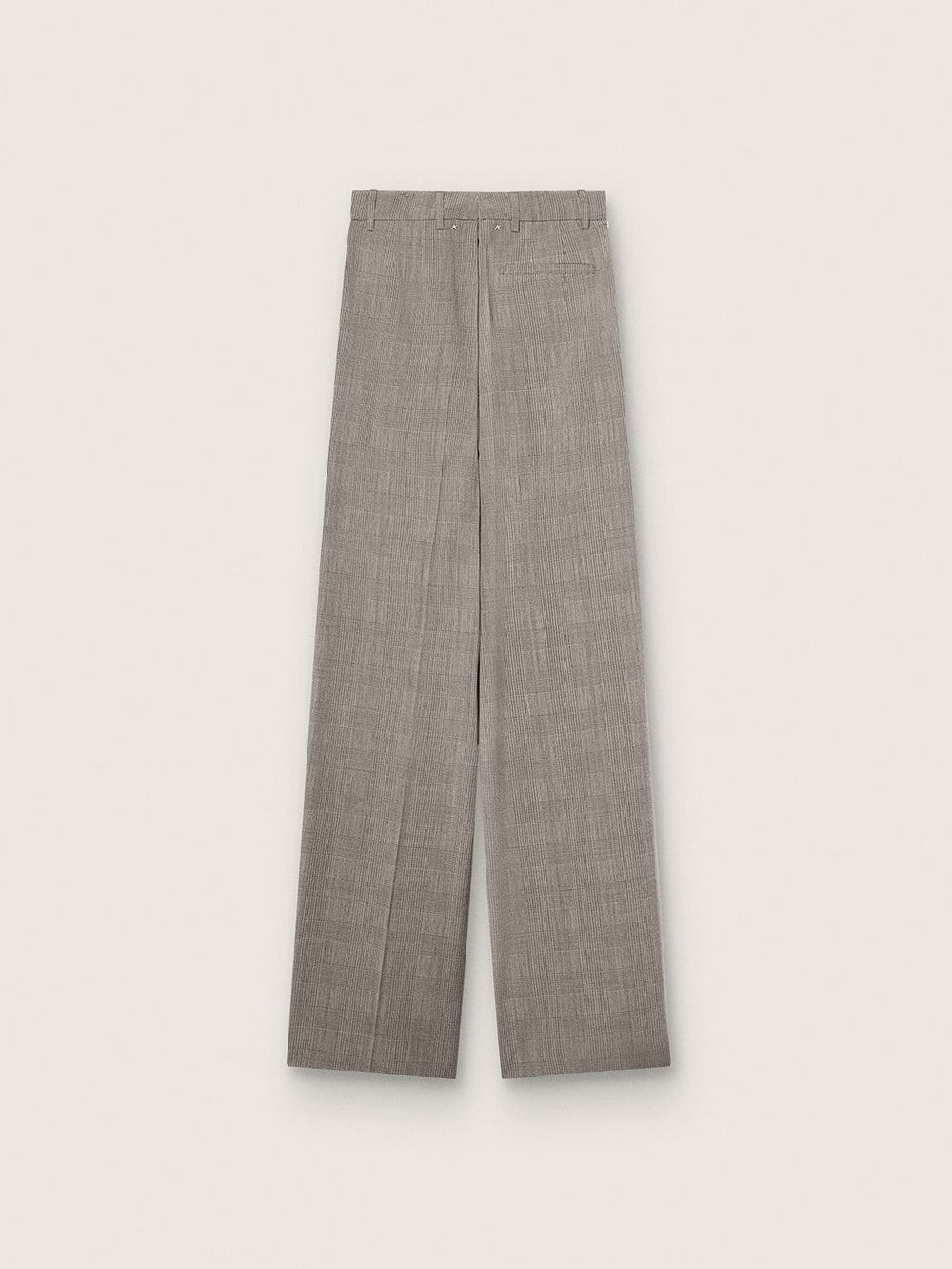 Golden Goose Women’s oversized pants in gray Prince of Wales check