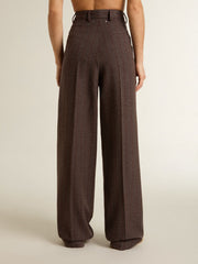Golden Goose Women's brown virgin wool pants