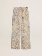 Golden Goose Women's multicolor joggers with floral print