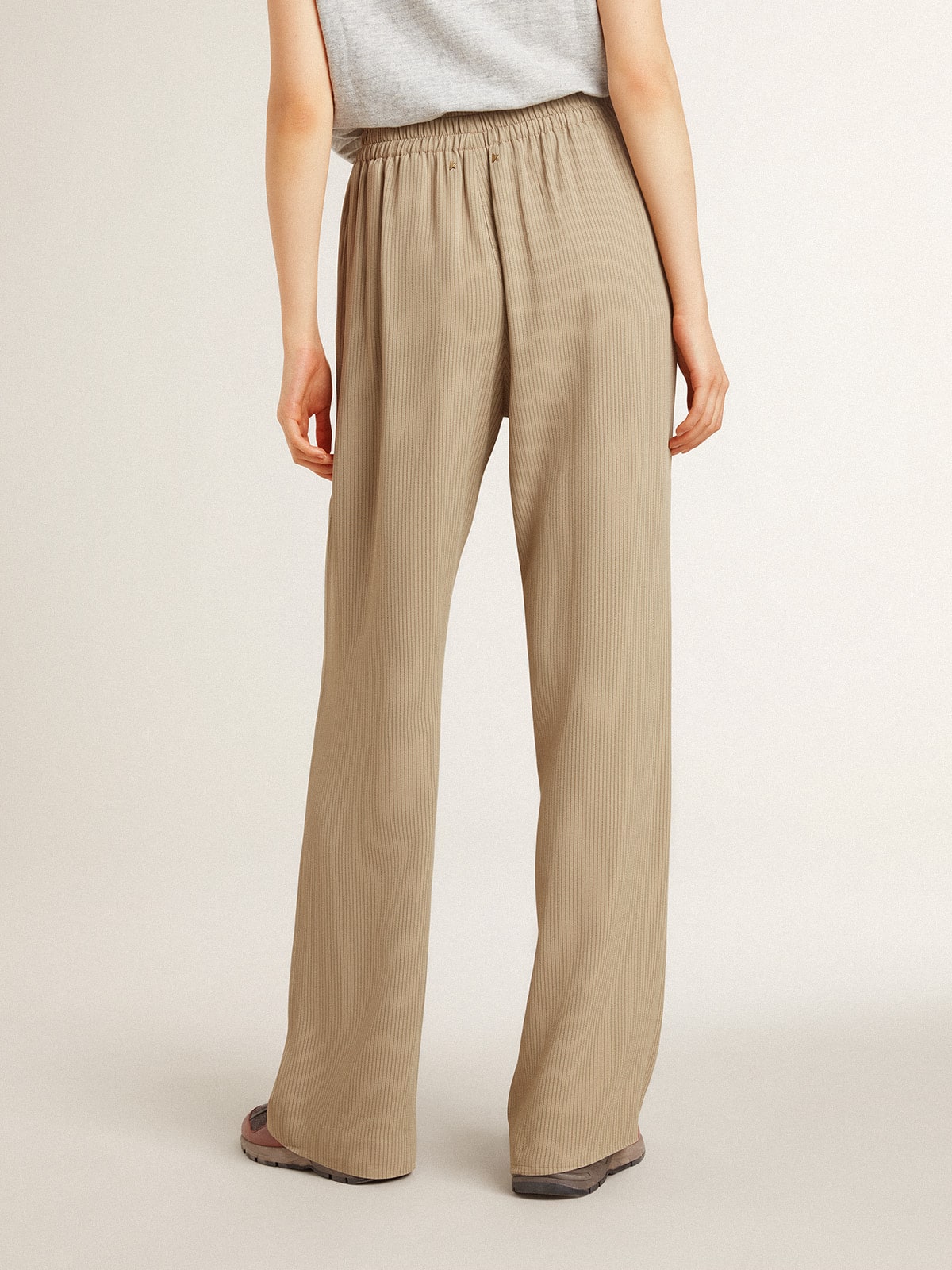 Golden Goose Women's travertine-colored joggers