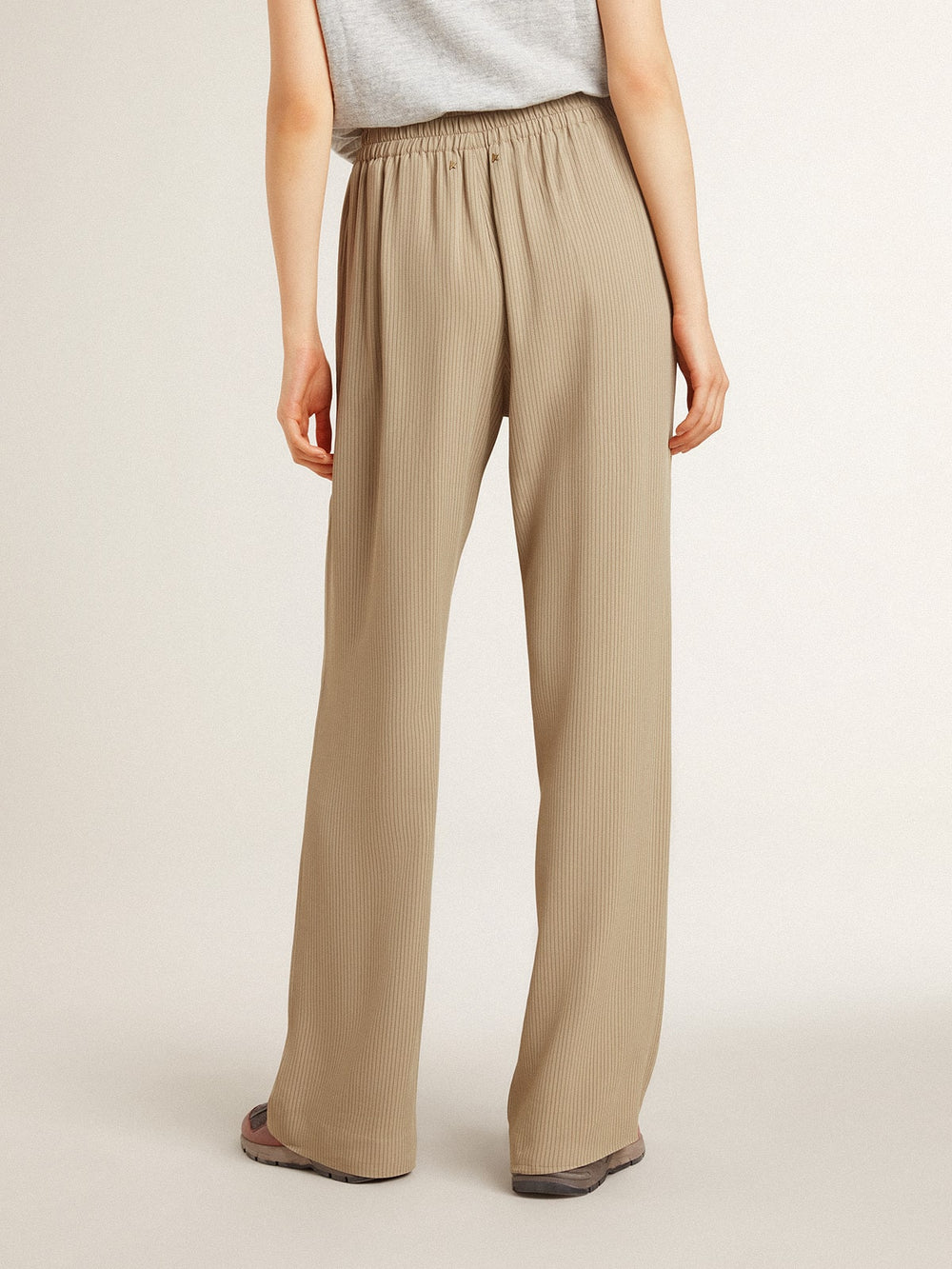 Golden Goose Women's travertine-colored joggers