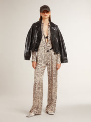 Golden Goose Women's joggers with floral print