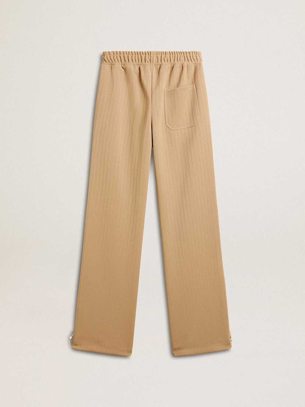 Golden Goose Women’s light beige joggers with white logo