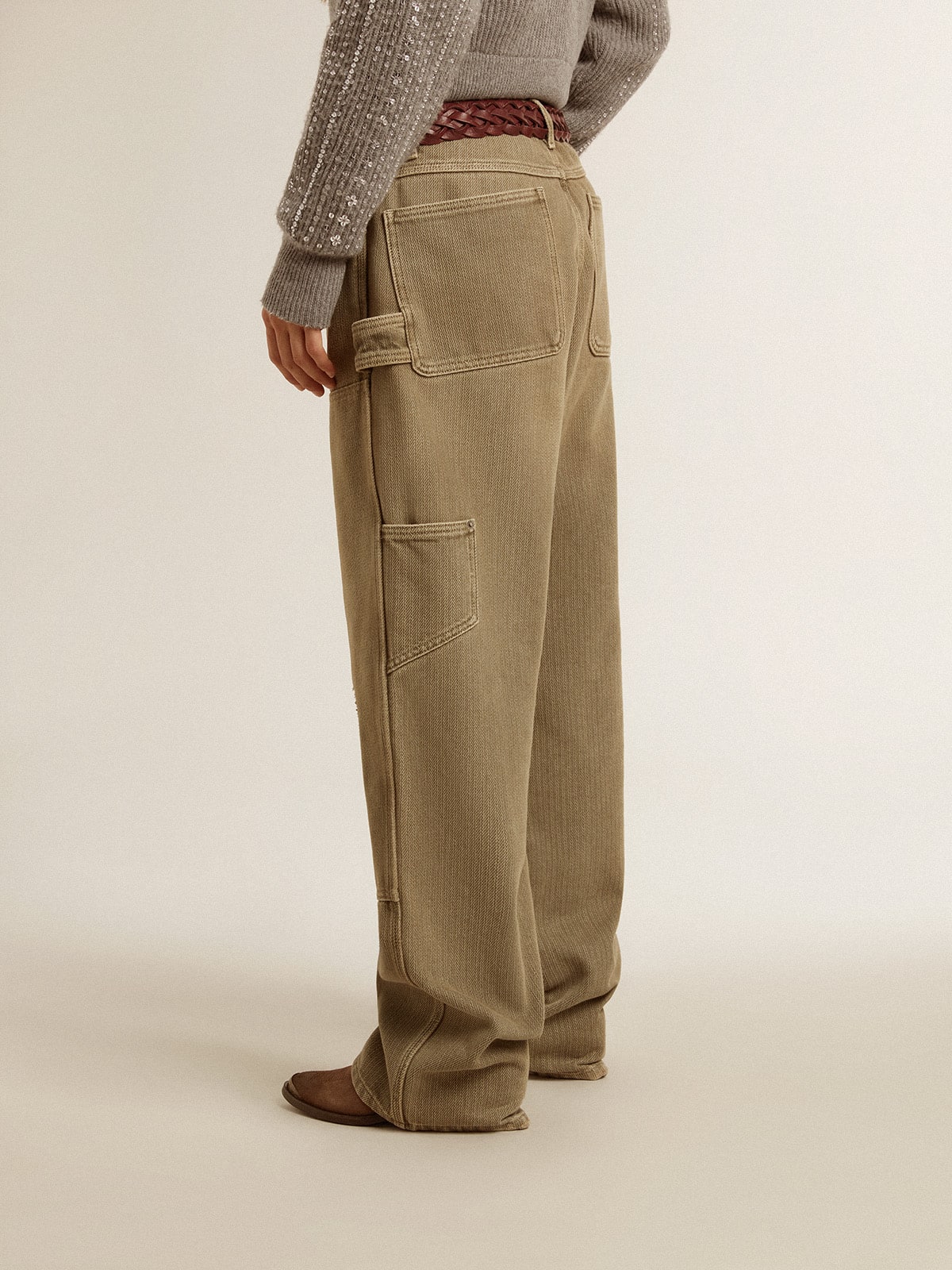 Golden Goose Women's distressed-effect cotton pants