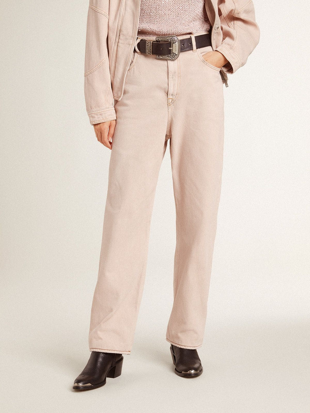 Golden Goose Women's pink jeans