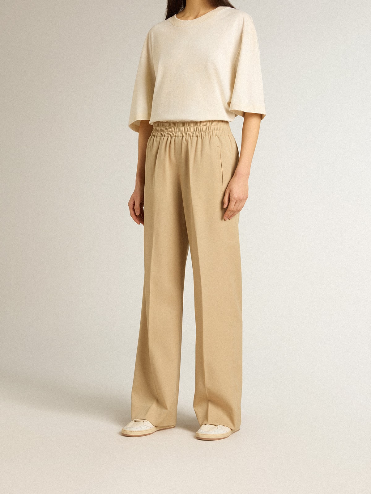 Golden Goose Women’s sand-colored joggers