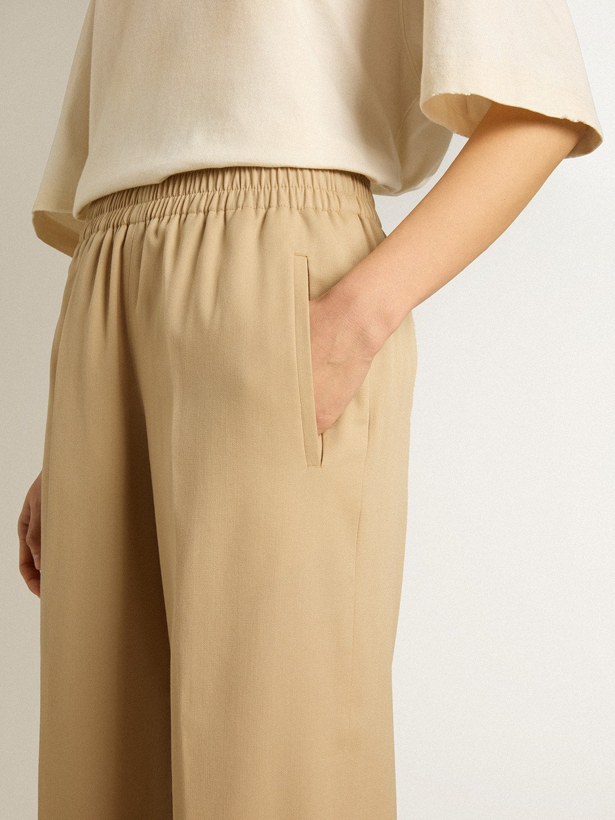 Golden Goose Women’s sand-colored joggers