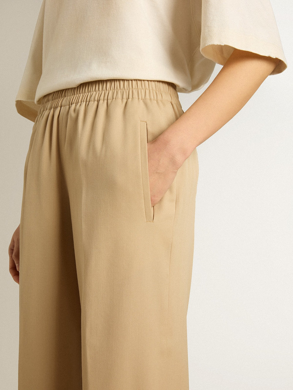 Golden Goose Women’s sand-colored joggers