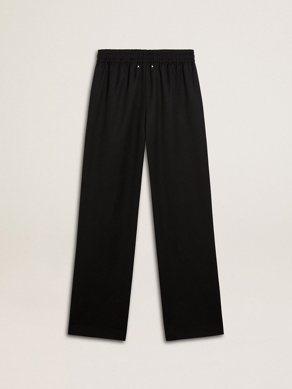 Golden Goose Women’s black lightweight wool joggers