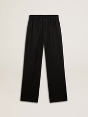 Golden Goose Women’s black lightweight wool joggers