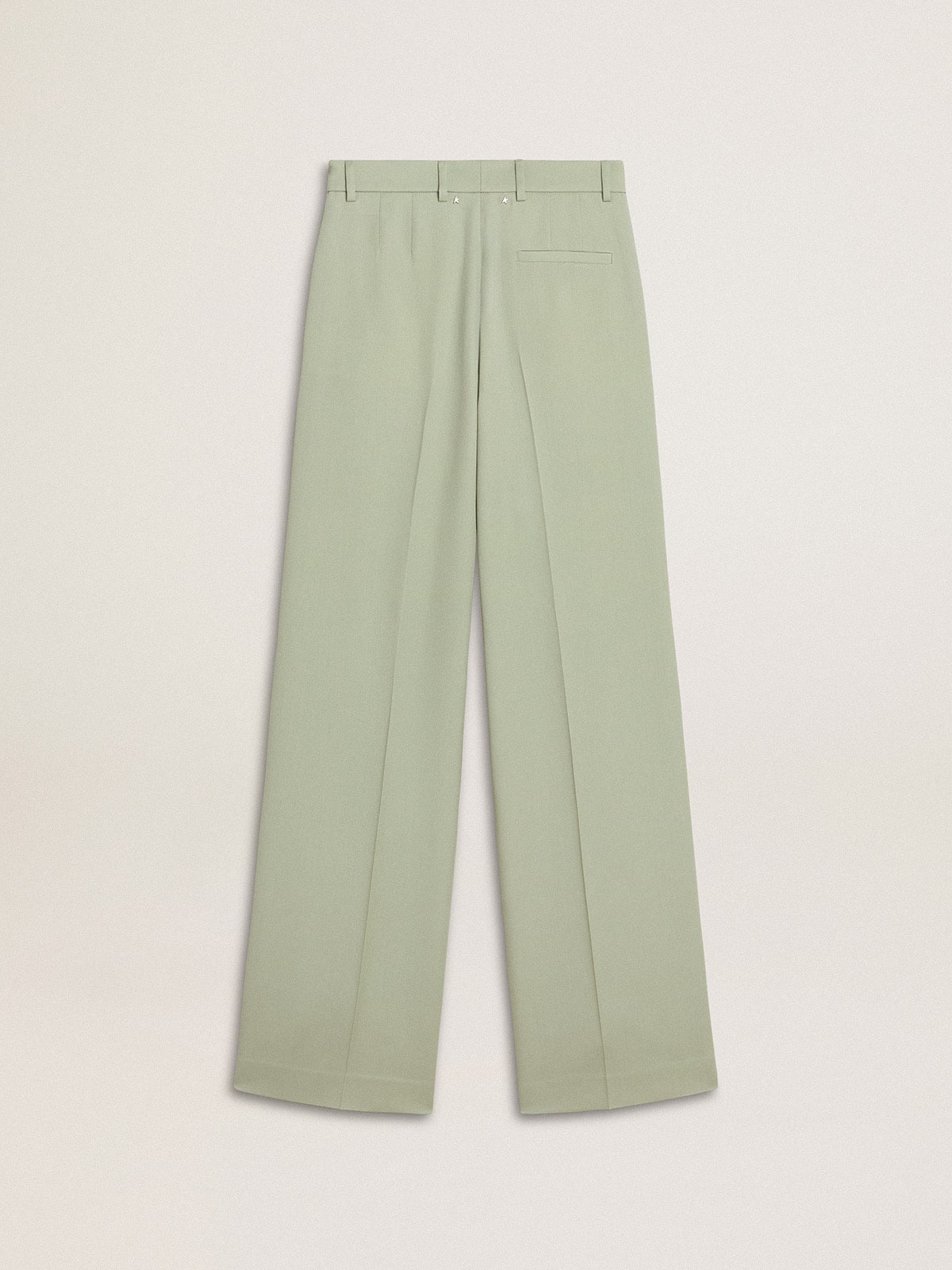 Golden Goose Women's pants in sage-green wool