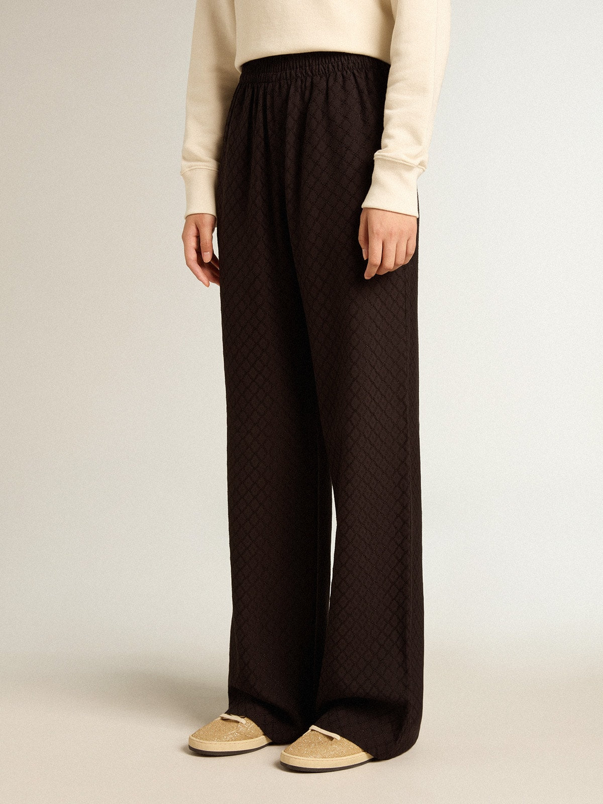 Golden Goose Women’s black viscose joggers